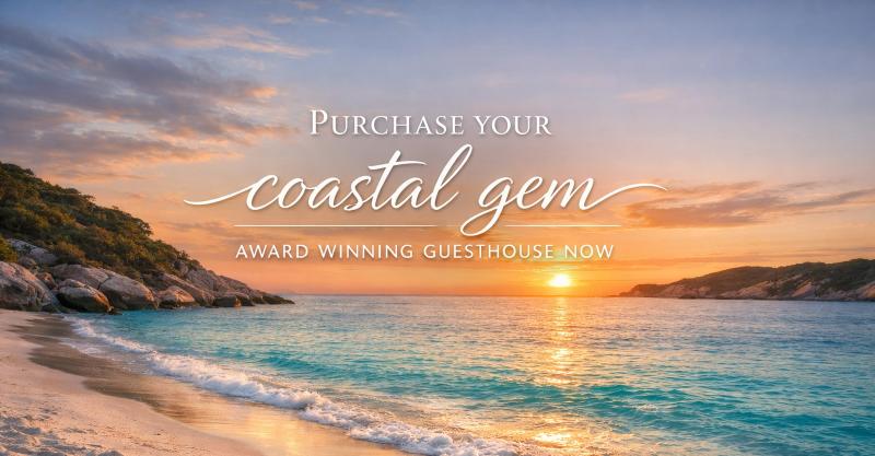 Purchase your Coastal Gem Award Winning Guesthouse Now