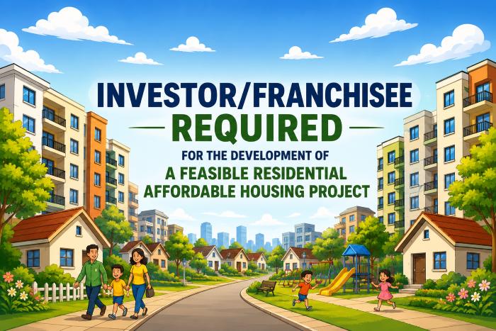 Investor/franchisee required for the development of a feasible residential affordable housing projec