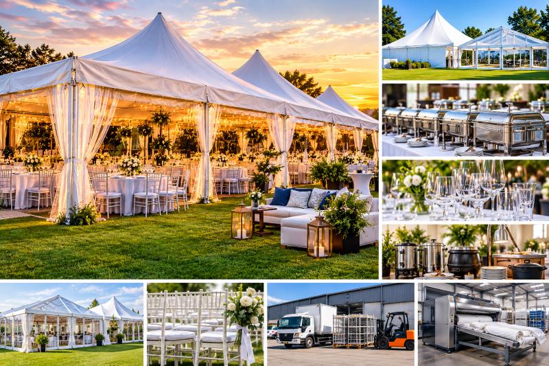 Event hiring business for sale at asset value