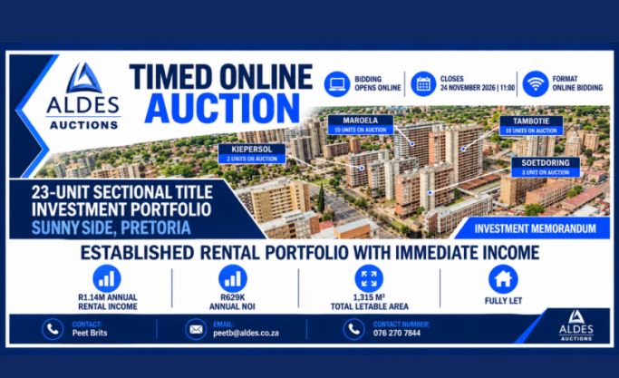 AUCTION- BECOME A LANDLORD – 23 APARTMENTS. ONE INVESTMENT. ONE OWNER!