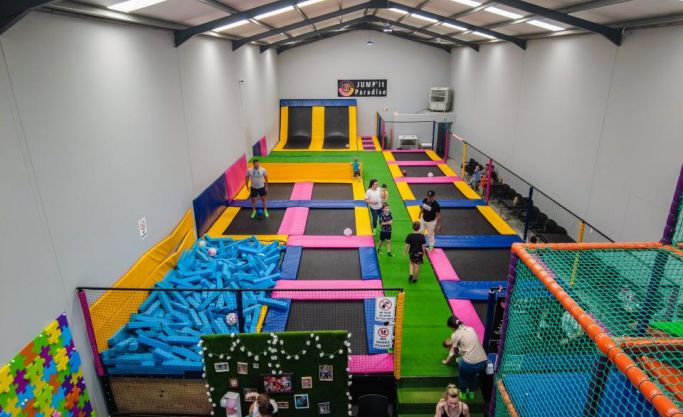 Business Opportunity: Thriving Indoor Trampoline Park for Sale!