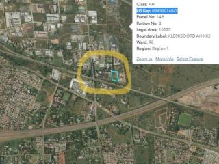 Industrial Stand  Klerksoord for development near Rosslyn.