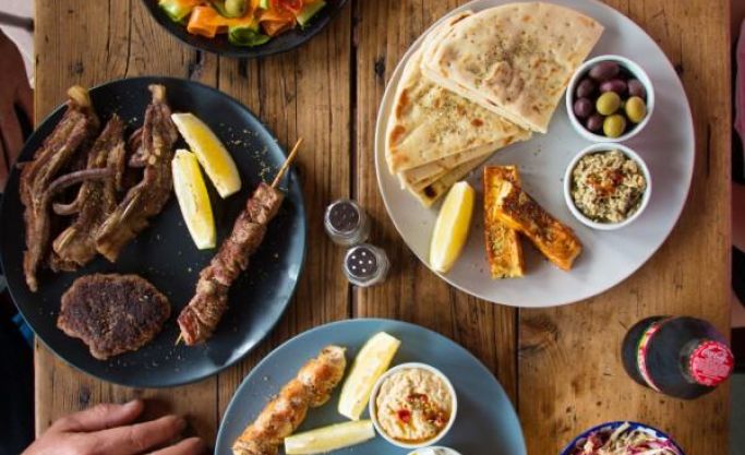 Street food diner and take away.