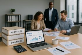 Well-run payroll business with formal client agreements and strong market reputation