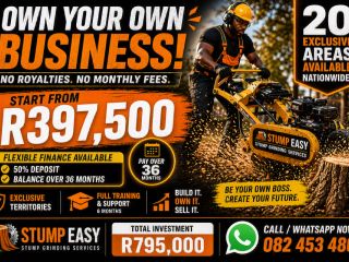 Turn-key, country-wide stump grinding and stump removal opportunity