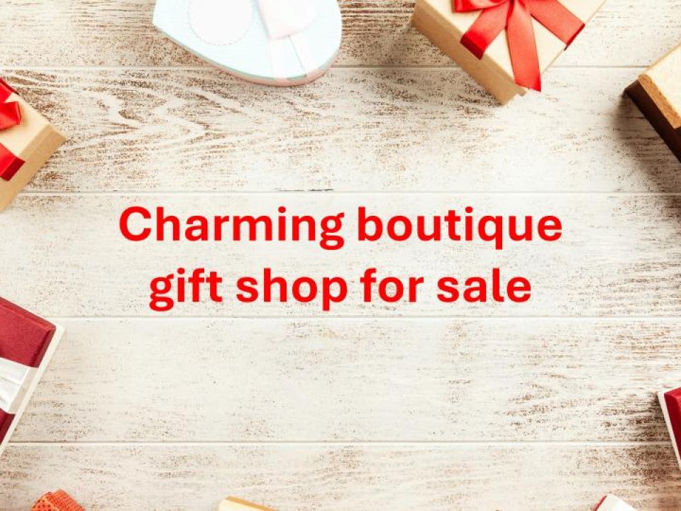 Charming boutique gift shop 