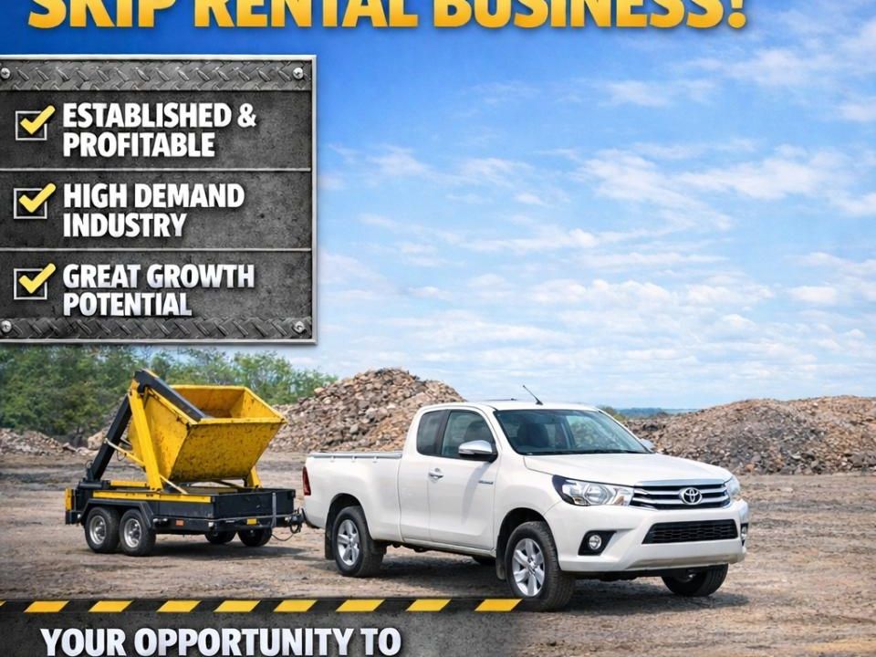 A proven local skip hire business with scale, assets, and opportunity in Cape Winelands