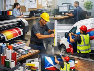 Established Multi-Territory Franchised Signage & Printing Business – Centralised Production.