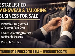 Urgent Sale – Premium Men’s Formalwear Boutique