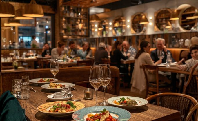 Turnkey Portuguese restaurant opportunity in vibrant dining precent