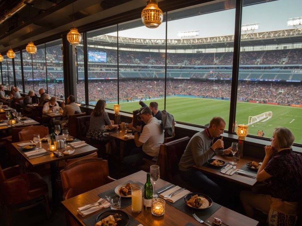 Exciting Portuguese restaurant located next to one of South Africa's premier rugby stadiums.