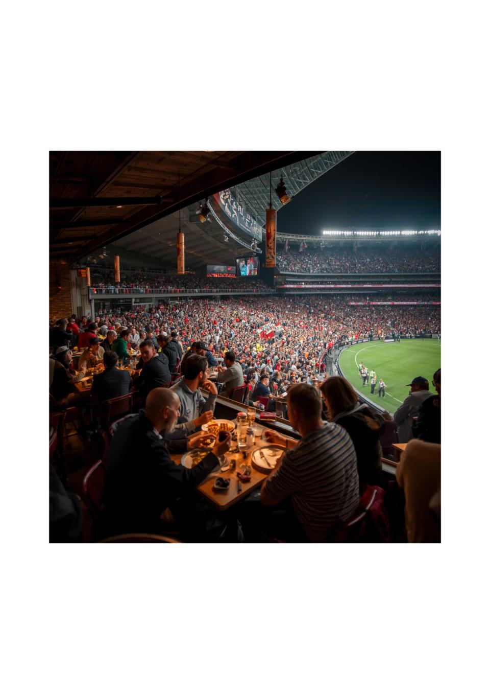 Portuguese restaurant located next to one of South Africa's biggest rugby stadiums.