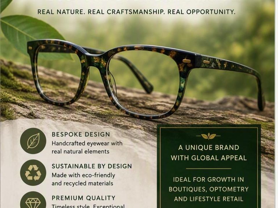 Owner Retiring:  Eyewear brand designer - Global Export - 20 years plus