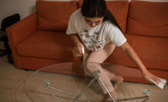 Cleaning company that operates as a work-from-home business
