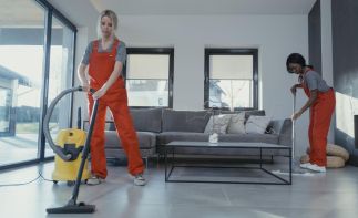 Cleaning company that operates as a work-from-home business