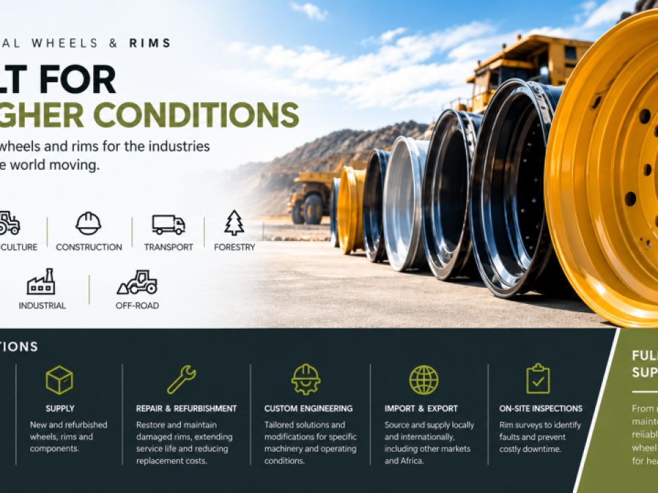 30-Year Industrial Wheel & Rim Engineering Business Serving Mining, Agriculture and Transport