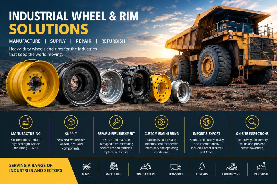 Specialist Industrial Wheel & Rim Manufacturer and Refurbishment Business